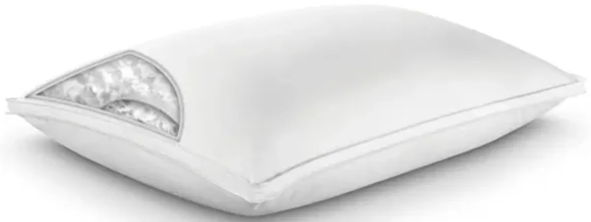 King Cooling Down Complete Pillow - White