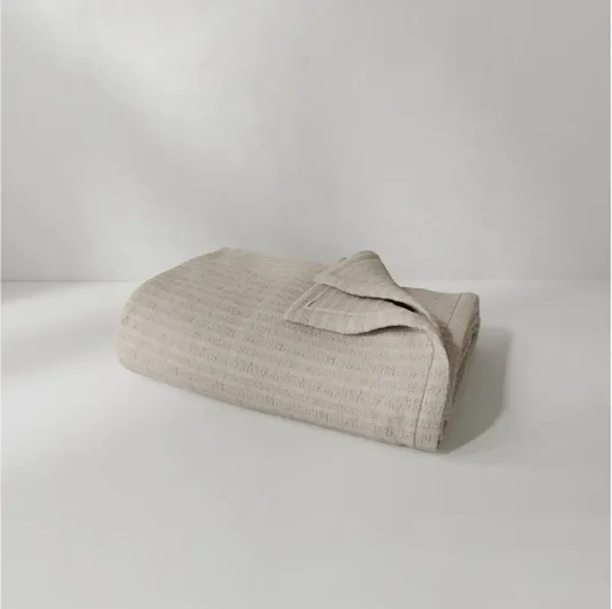 Everyday Cotton Full/Queen Coverlet - Oatmeal