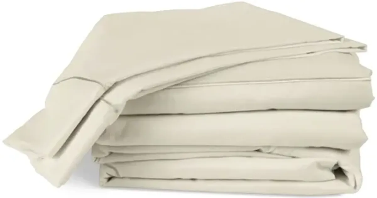 Microfiber Twin Sheet Set - Ivory