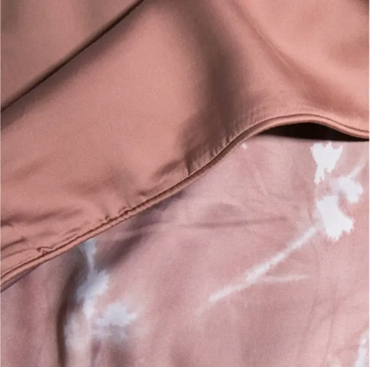 Euro Pillow Sham Set + Refreshing - Floral Press Ash Rose