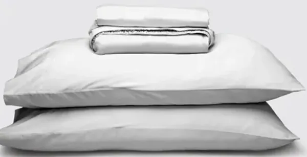 Weightless Cotton Twin XL Sheet Set - White