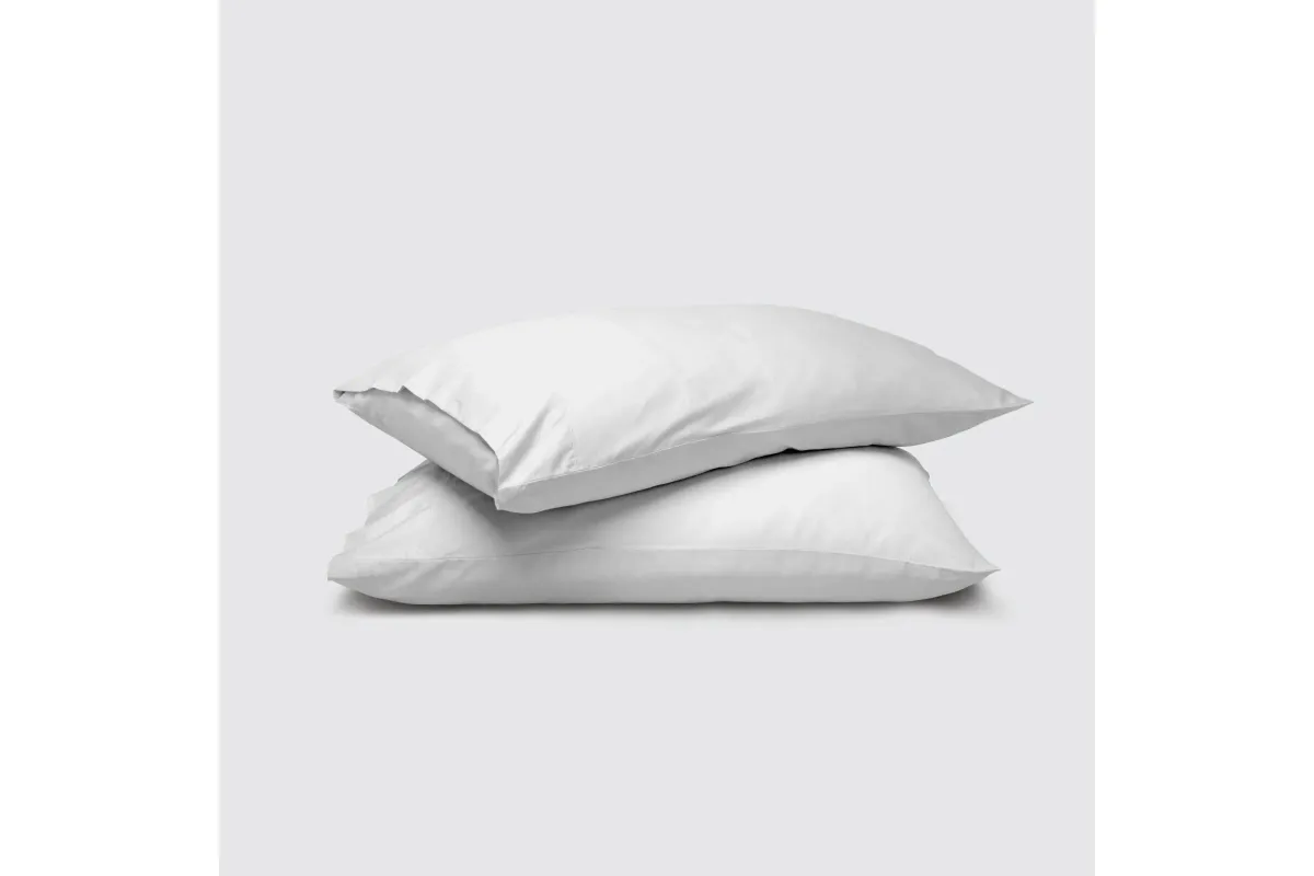 Weightless Cotton Queen Pillowcase Set - White