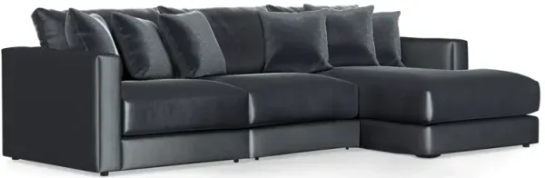 Brynn Slate 3-Piece Sectional with Right Arm Facing Chaise