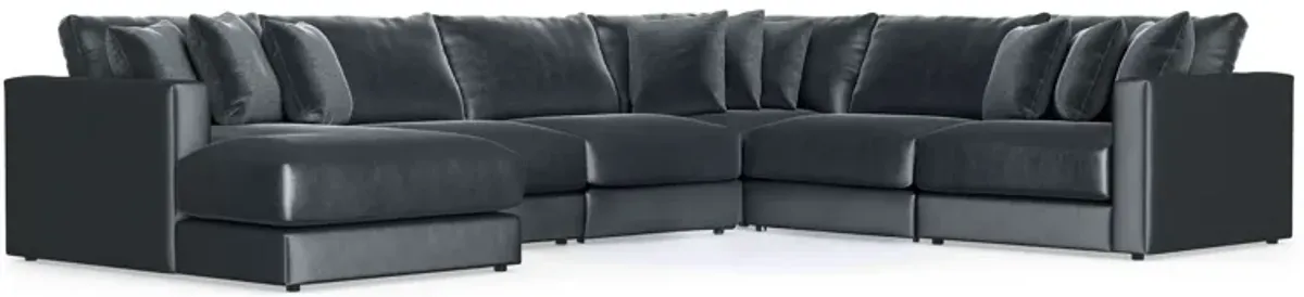 Brynn Slate 6-Piece Sectional with Left Arm Facing Chaise
