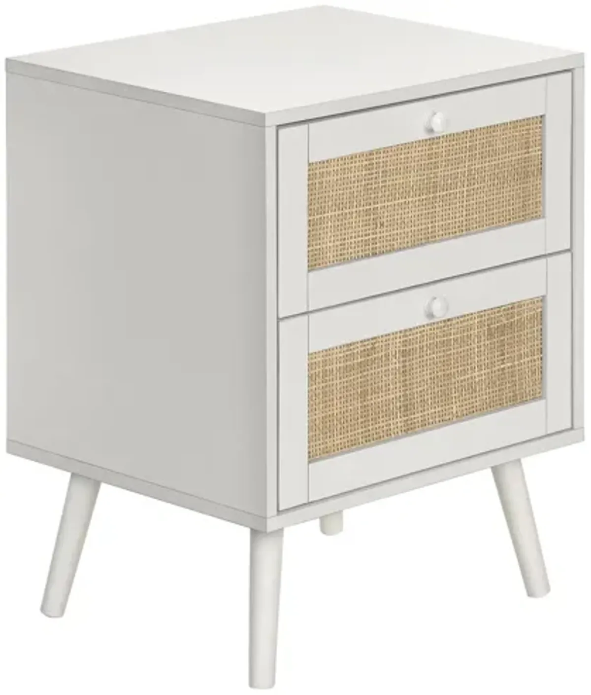 Monarch Specialties I 3619 - White End Table