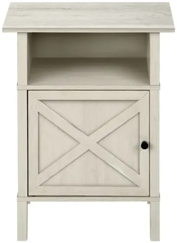 Monarch Specialties I 3812 - Washed Oak Accent Table