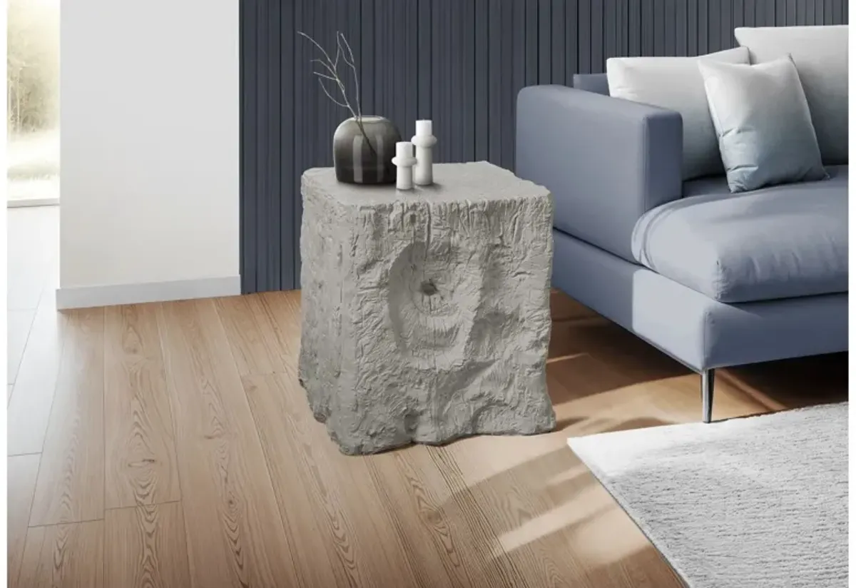 Monarch Specialties I 4110 - 25" Indoor/Outdoor Grey Accent Table