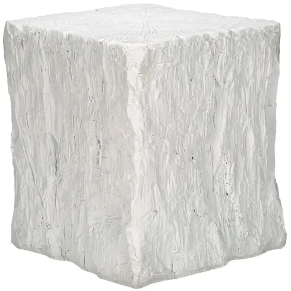Monarch Specialties I 4111 - 25" Indoor/Outdoor White Accent Table
