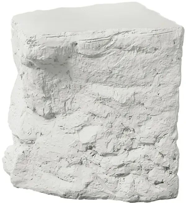 Monarch Specialties I 4116 - 25" Indoor/Outdoor White Accent Table