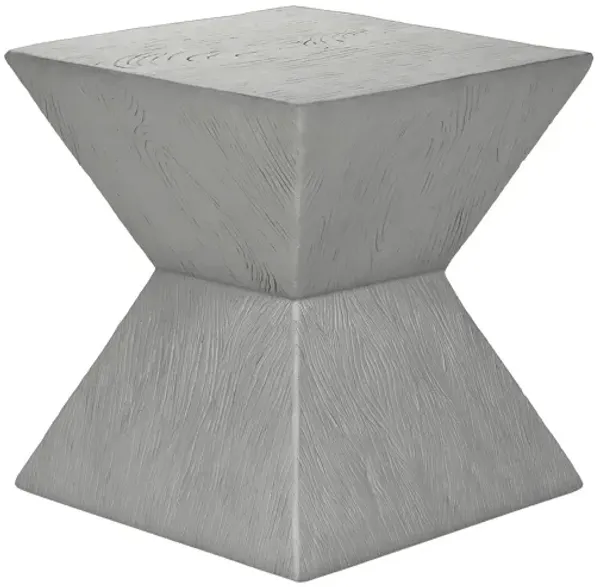 Monarch Specialties I 4125 - 25" Indoor/Outdoor Grey Accent Table