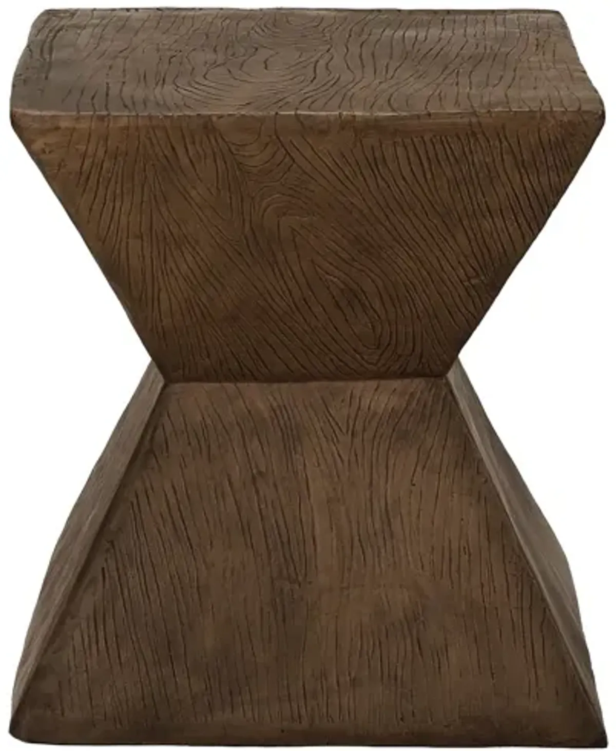 Monarch Specialties I 4128 - 25" Indoor/Outdoor Walnut Accent Table