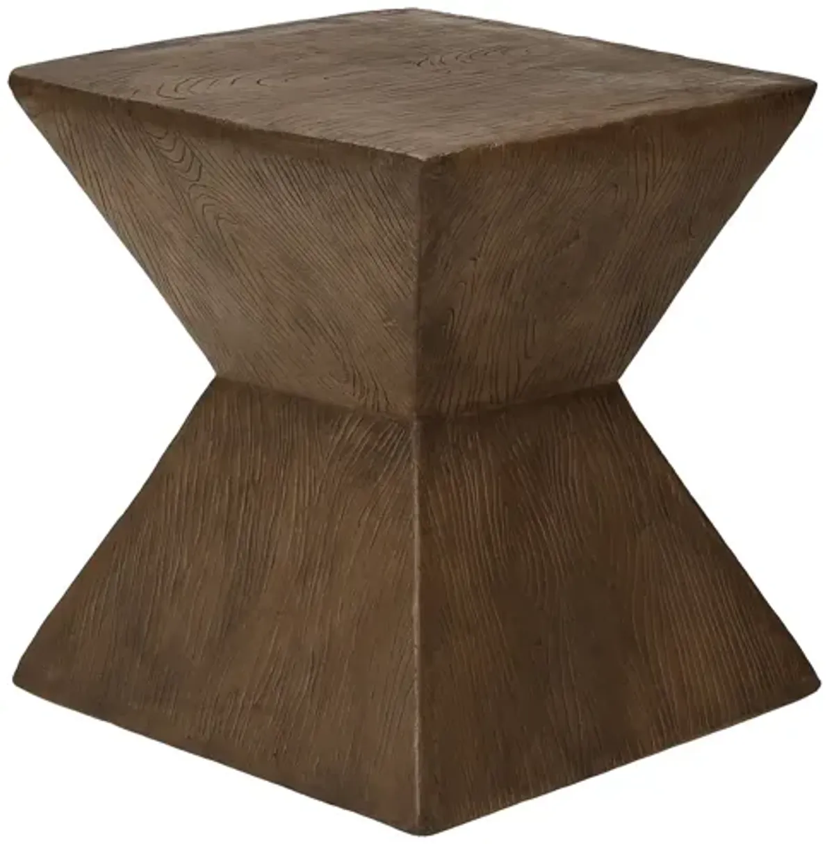 Monarch Specialties I 4128 - 25" Indoor/Outdoor Walnut Accent Table