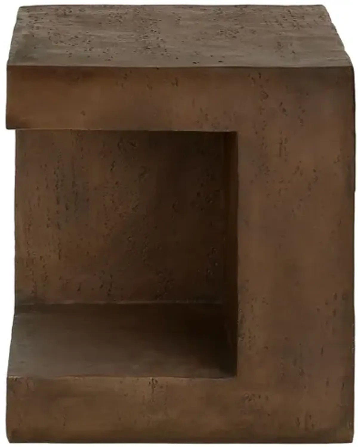 Monarch Specialties I 4133 - 25" Indoor/Outdoor Walnut Accent Table