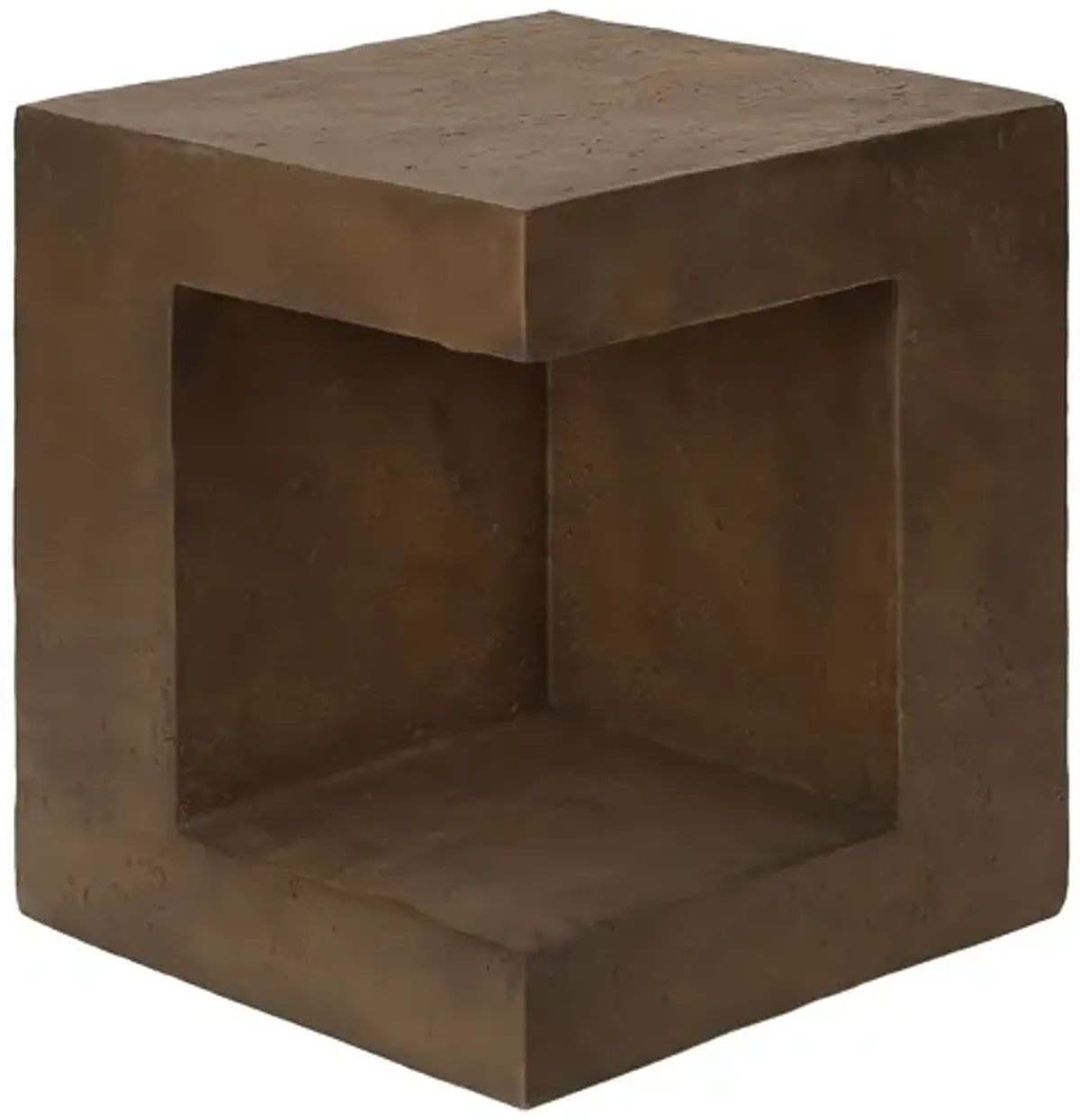 Monarch Specialties I 4133 - 25" Indoor/Outdoor Walnut Accent Table