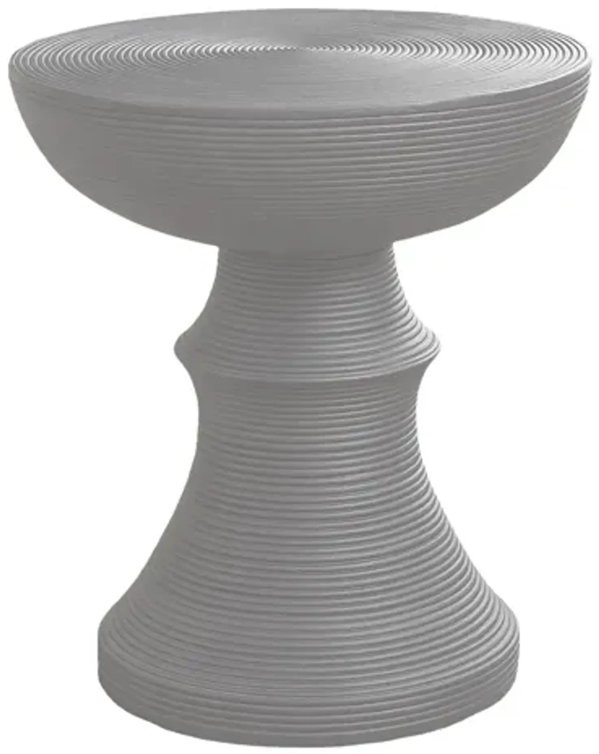 Monarch Specialties I 4144 - 25" Indoor/Outdoor Grey Accent Table
