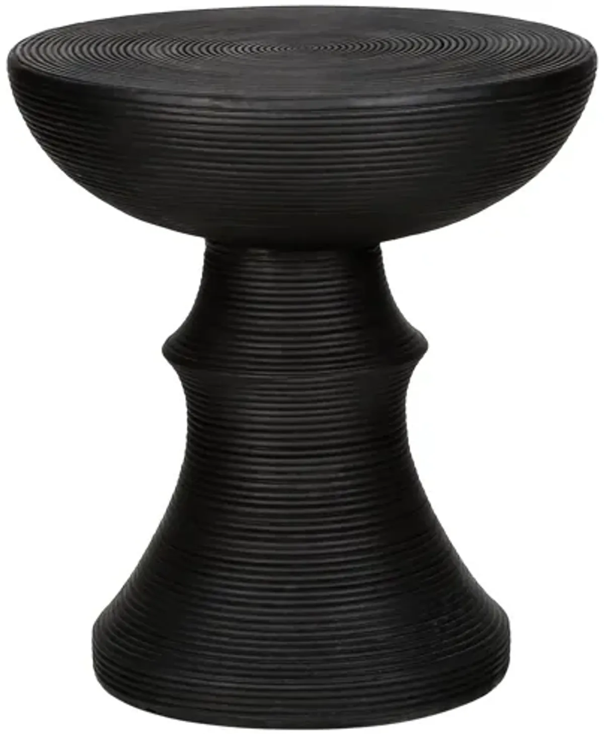 Monarch Specialties I 4146 - 25" Indoor/Outdoor Black Accent Table
