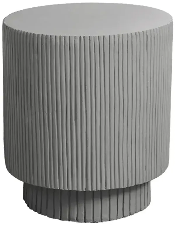 Monarch Specialties I 4148 - 25" Indoor/Outdoor Grey Accent Table