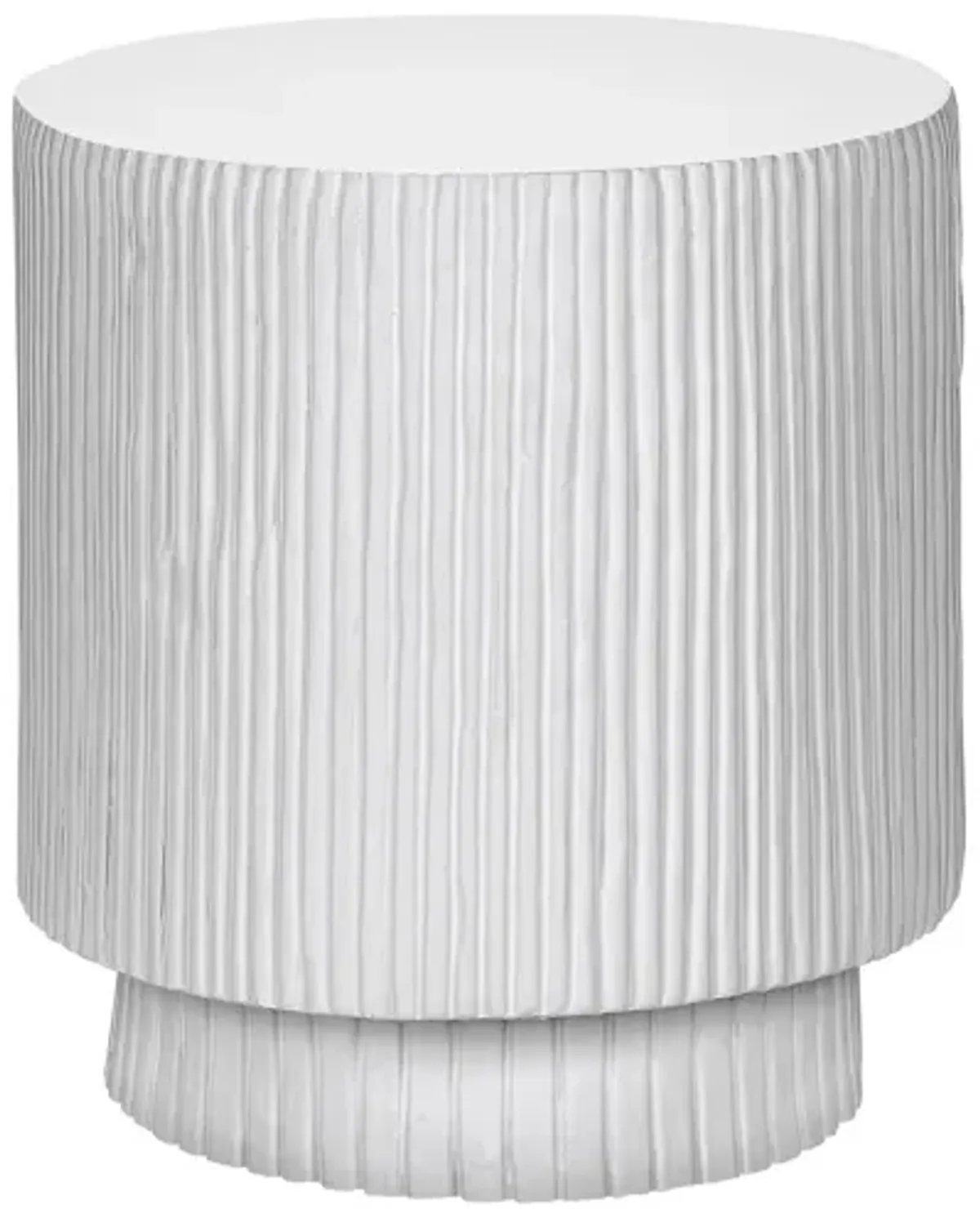 Monarch Specialties I 4149 - 25" Indoor/Outdoor White Accent Table