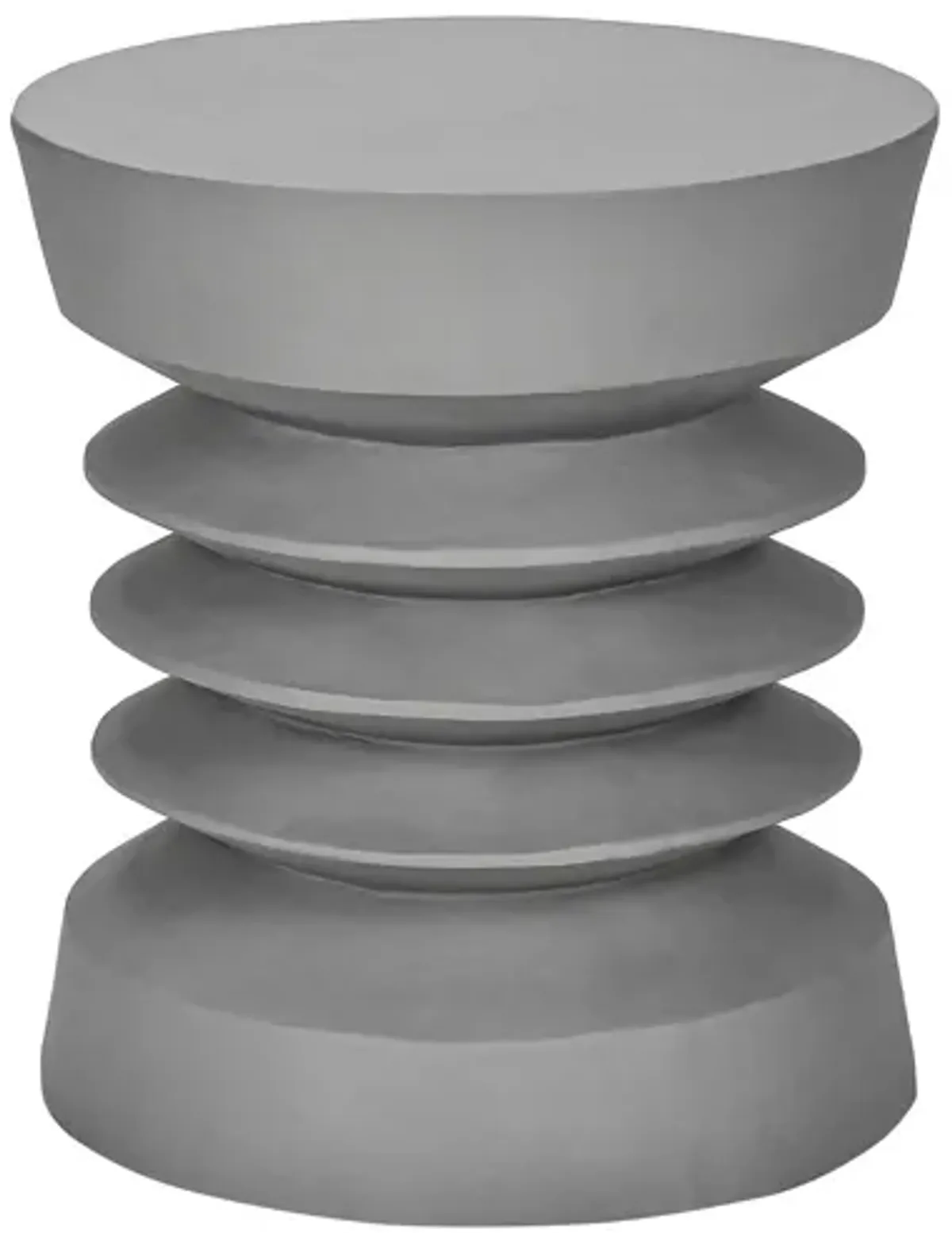 Monarch Specialties I 4152 - 25" Spiral Grey Accent Table