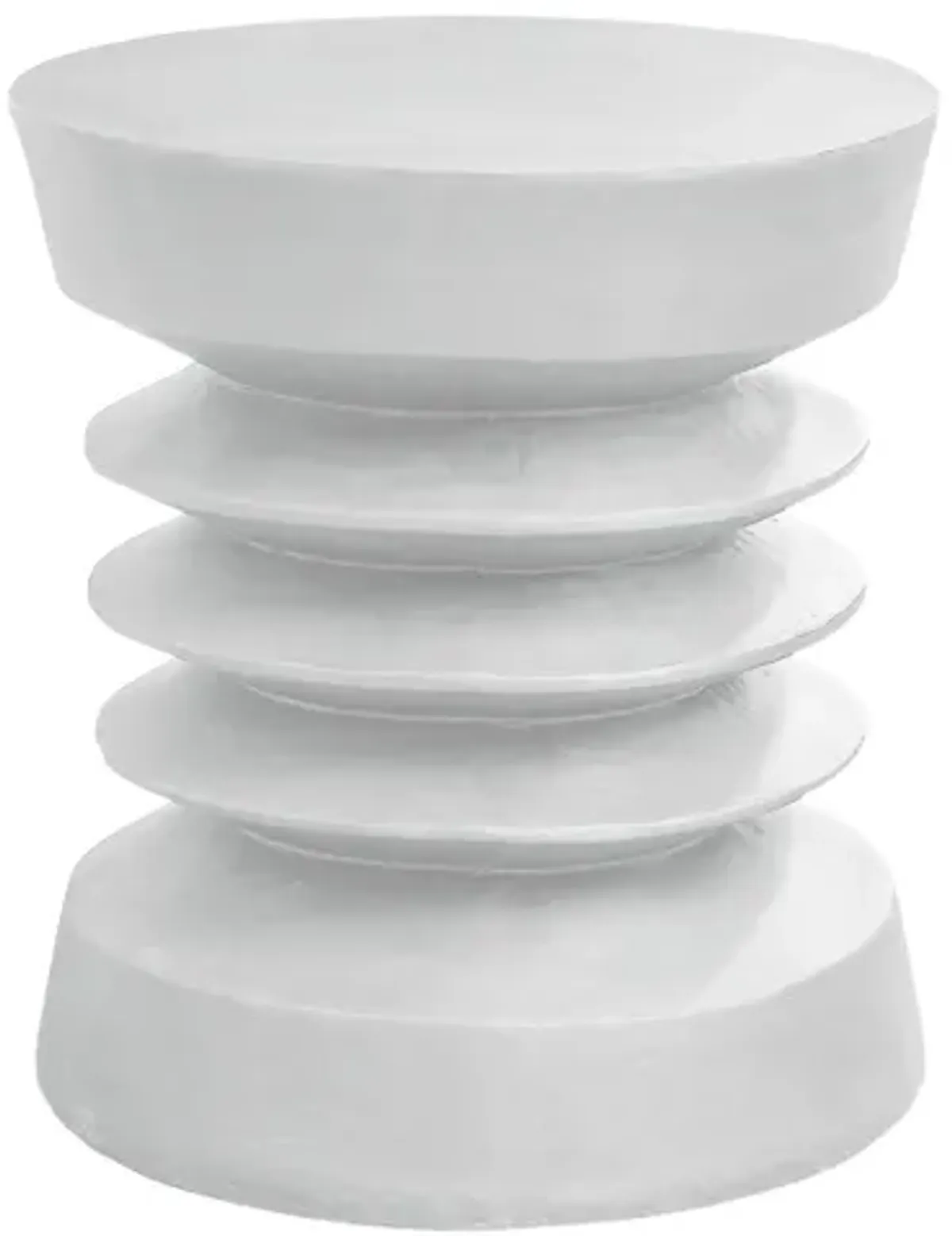 Monarch Specialties I 4153 - 25" Spiral White Accent Table