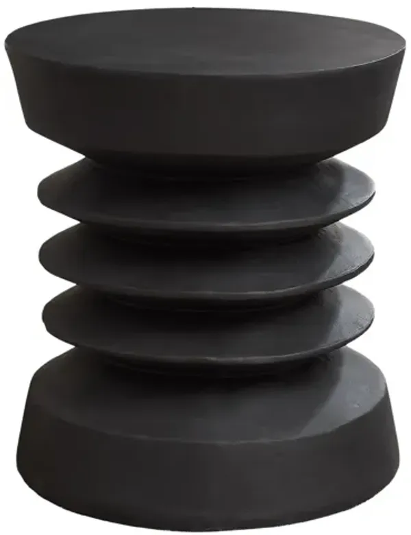 Monarch Specialties I 4154 - 25" Spiral Black Accent Table