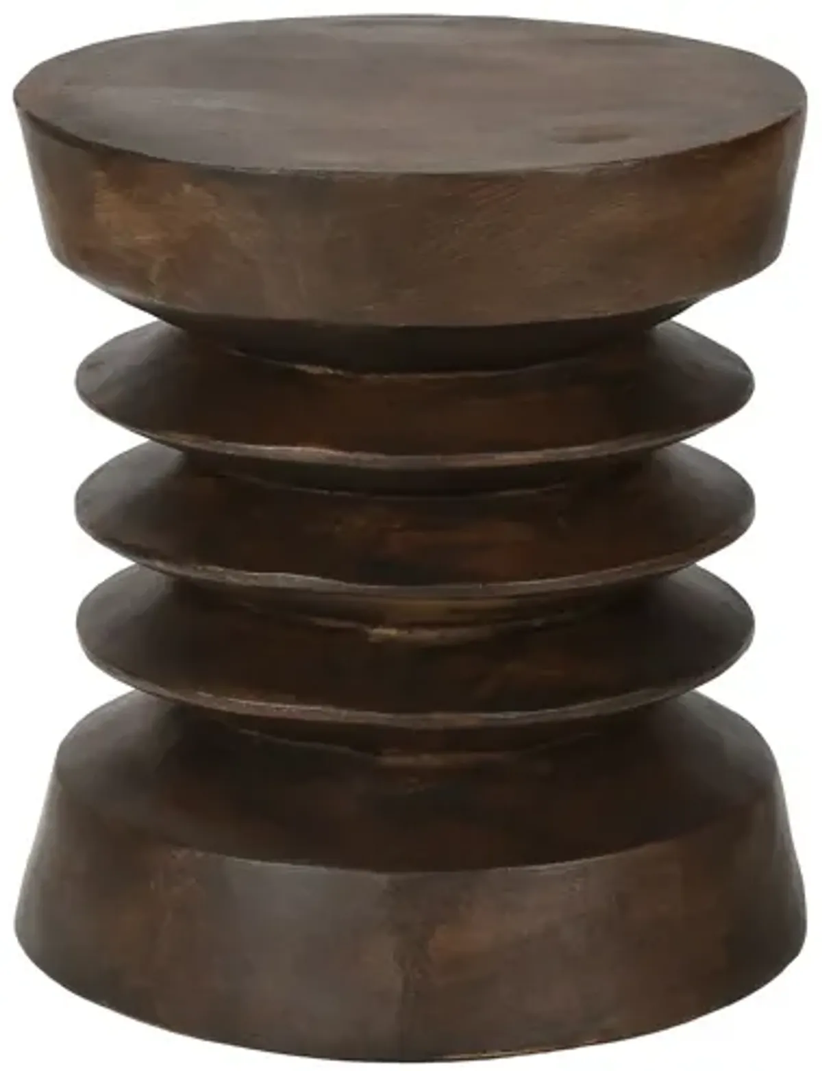 Monarch Specialties I 4155 - 25" Spiral Walnut Accent Table