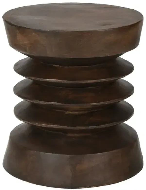 Monarch Specialties I 4155 - 25" Spiral Walnut Accent Table