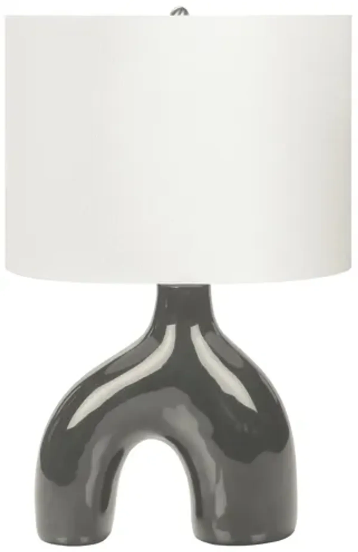 Monarch Specialties I 9660 -25" Grey Ceramic Table Lamp