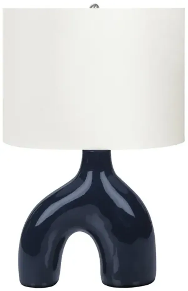 Monarch Specialties I 9663 - 25" Blue Table Lamp