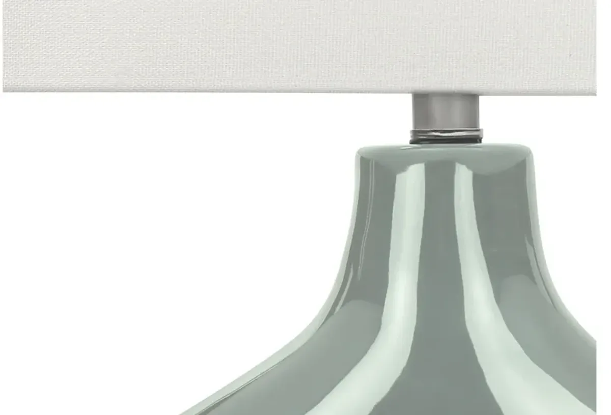 Monarch Specialties I 9664 -25" Green Table Lamp