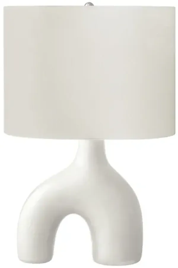 Monarch Specialties I 9665 -25" White Table Lamp