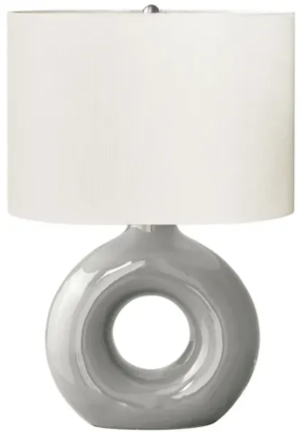 Monarch Specialties I 9668 -24" Grey Table Lamp