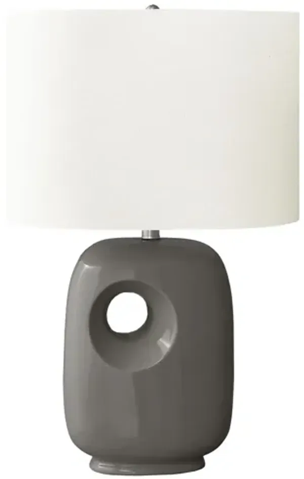 Monarch Specialties I 9674 -26" Grey Lamp