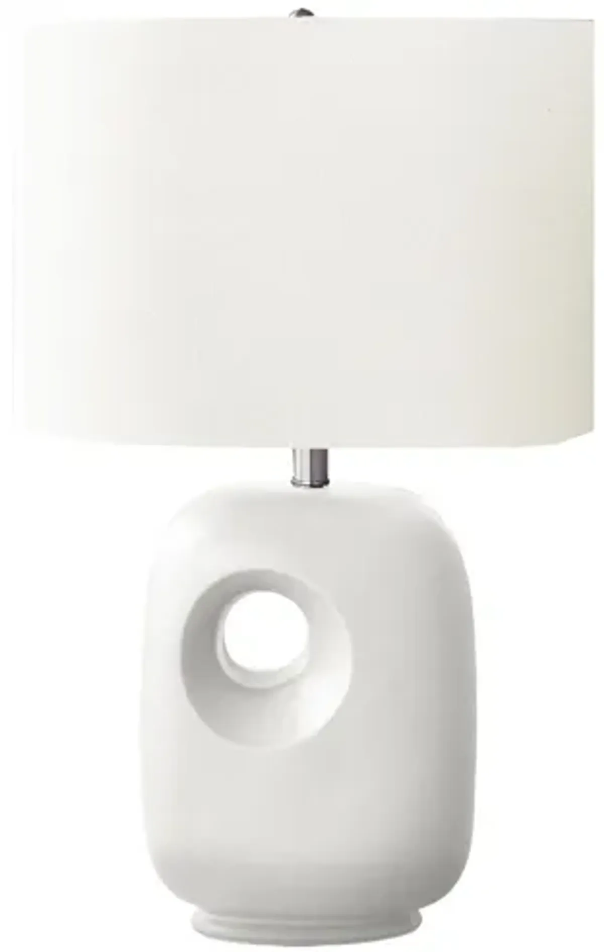 Monarch Specialties I 9679 -26" White Table Lamp