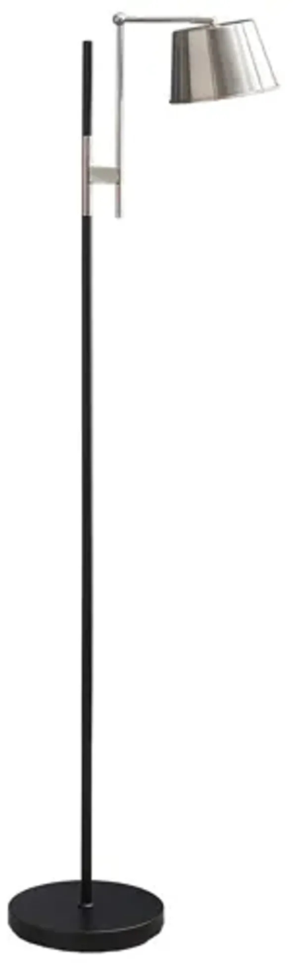 Monarch Specialties I 9693 - 65" Black Floor Lamp