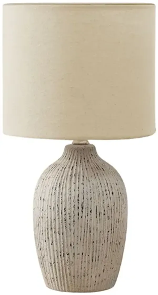 Monarch Specialties I 9783 -18" Table Lamp Beige Ceramic / Beige Shade