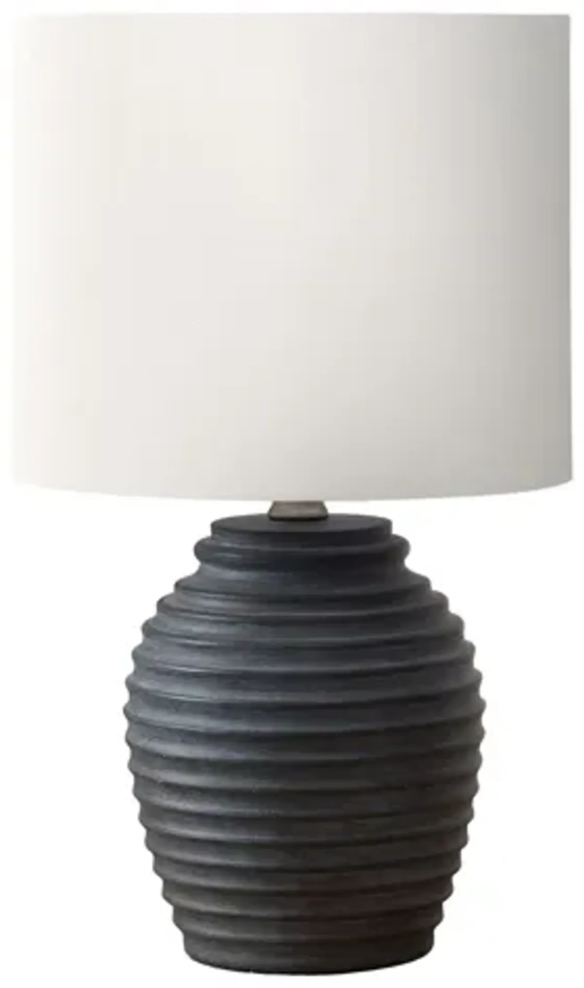 Monarch Specialties I 9863 -17" Black Resin Table Lamp