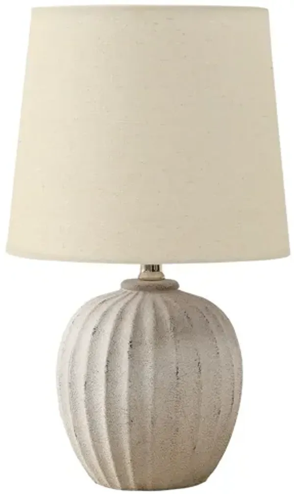 Monarch Specialties I 9867 -19" Beige Resin Table Lamp