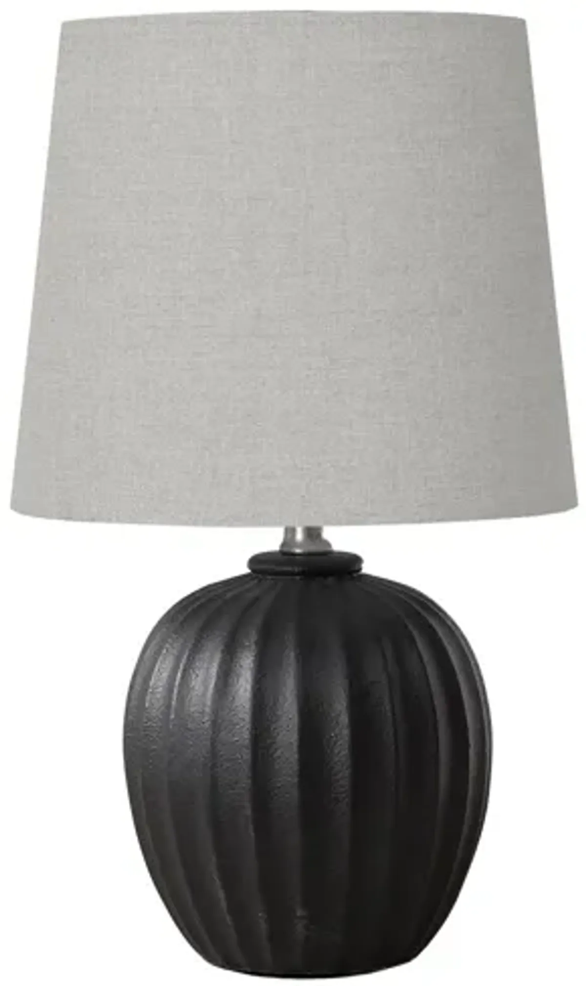 Monarch Specialties I 9868 -19" Black Resin Table Lamp