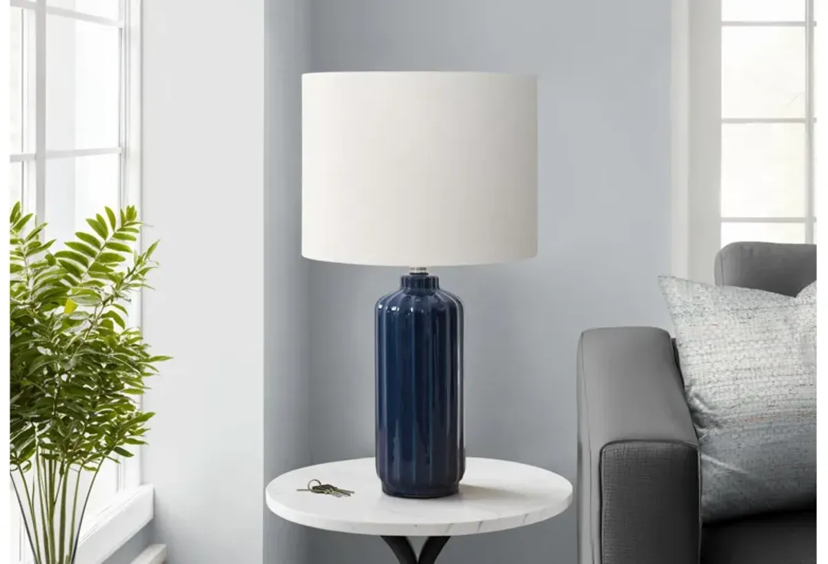 Monarch Specialties I 9870 -23" Blue Table Lamp