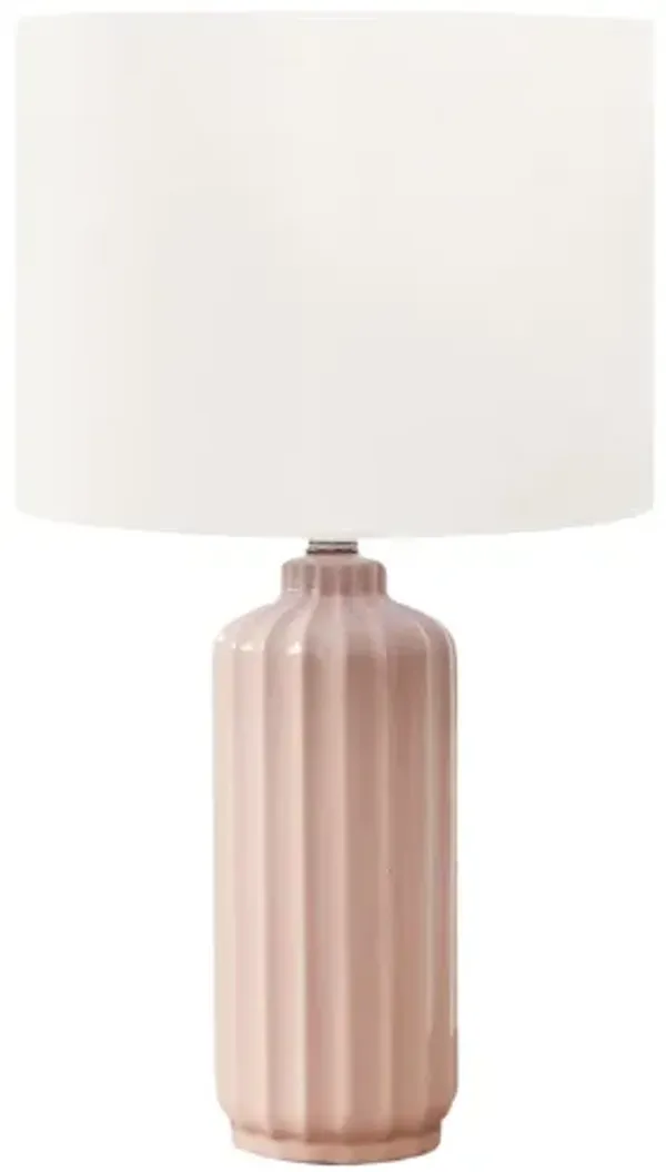 Monarch Specialties I 9871 - 23" Pink Table Lamp