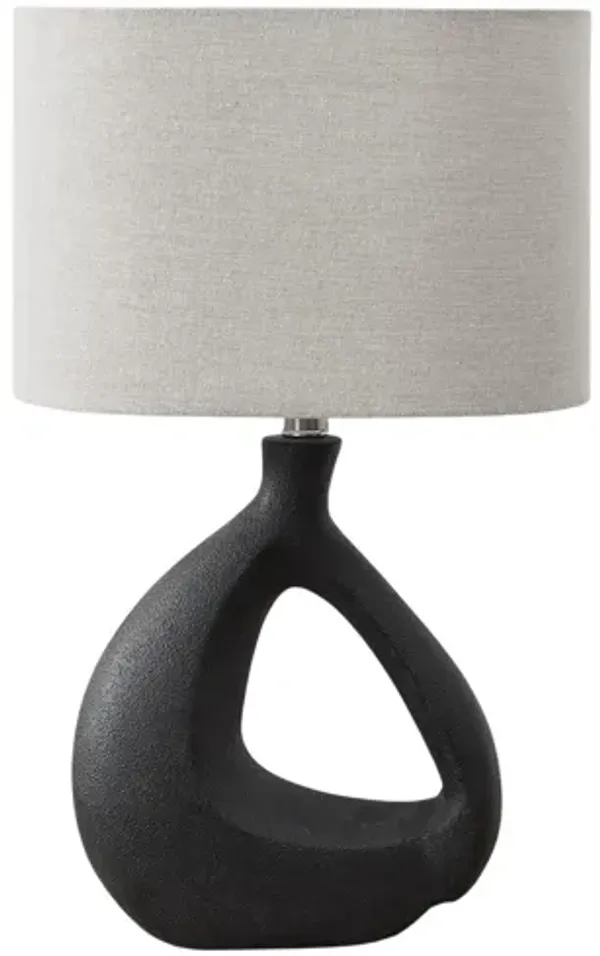 Monarch Specialties I 9881 - 23" Black Resin Table Lamp