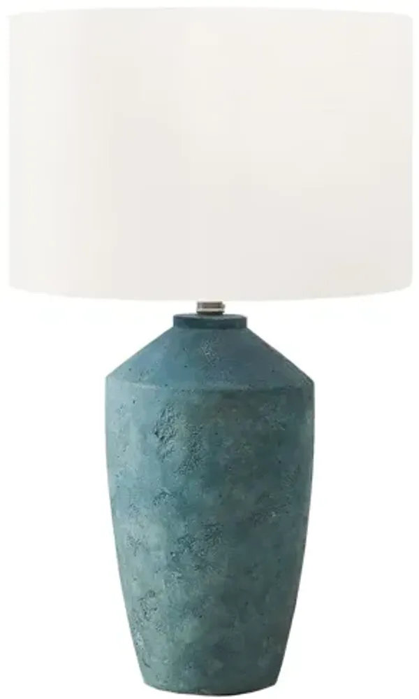 Monarch Specialties I 9891 - 25" Green Concrete Table Lamp