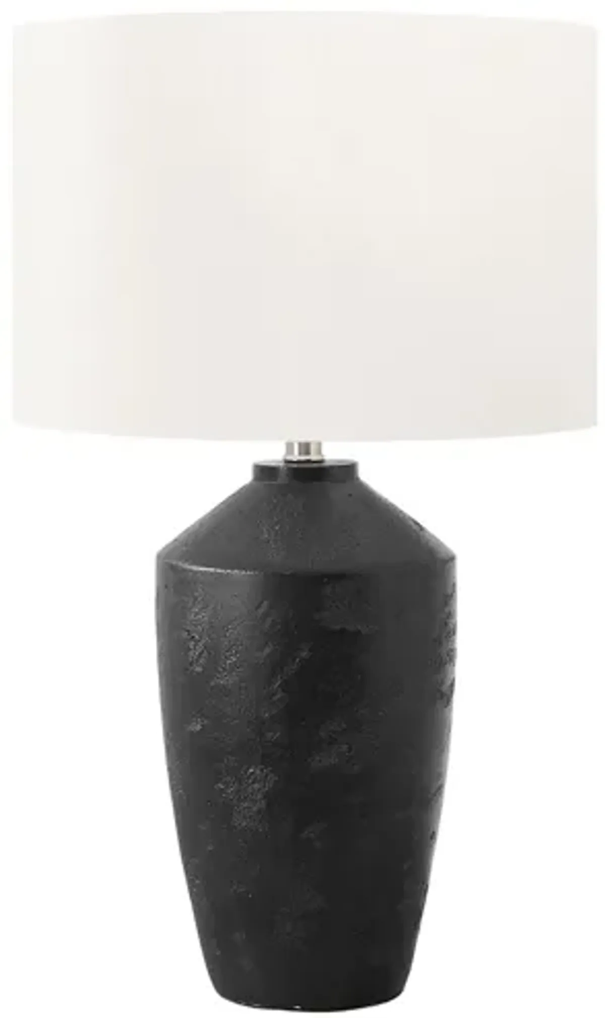 Monarch Specialties I 9893 - 25" Black Concrete Table Lamp