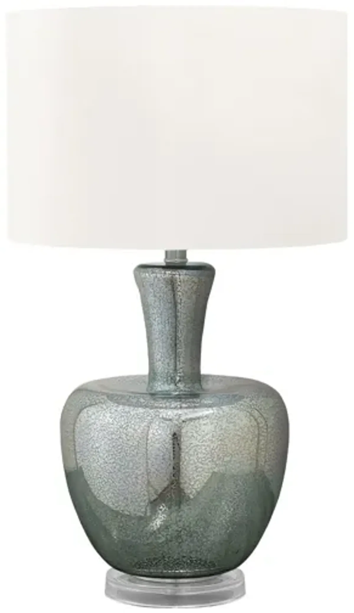Monarch Specialties I 9898 - 26" Sea Green Glass Table Lamp