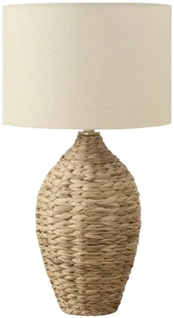 Monarch Specialties I 9917 - 30" Natural Rattan Table Lamp