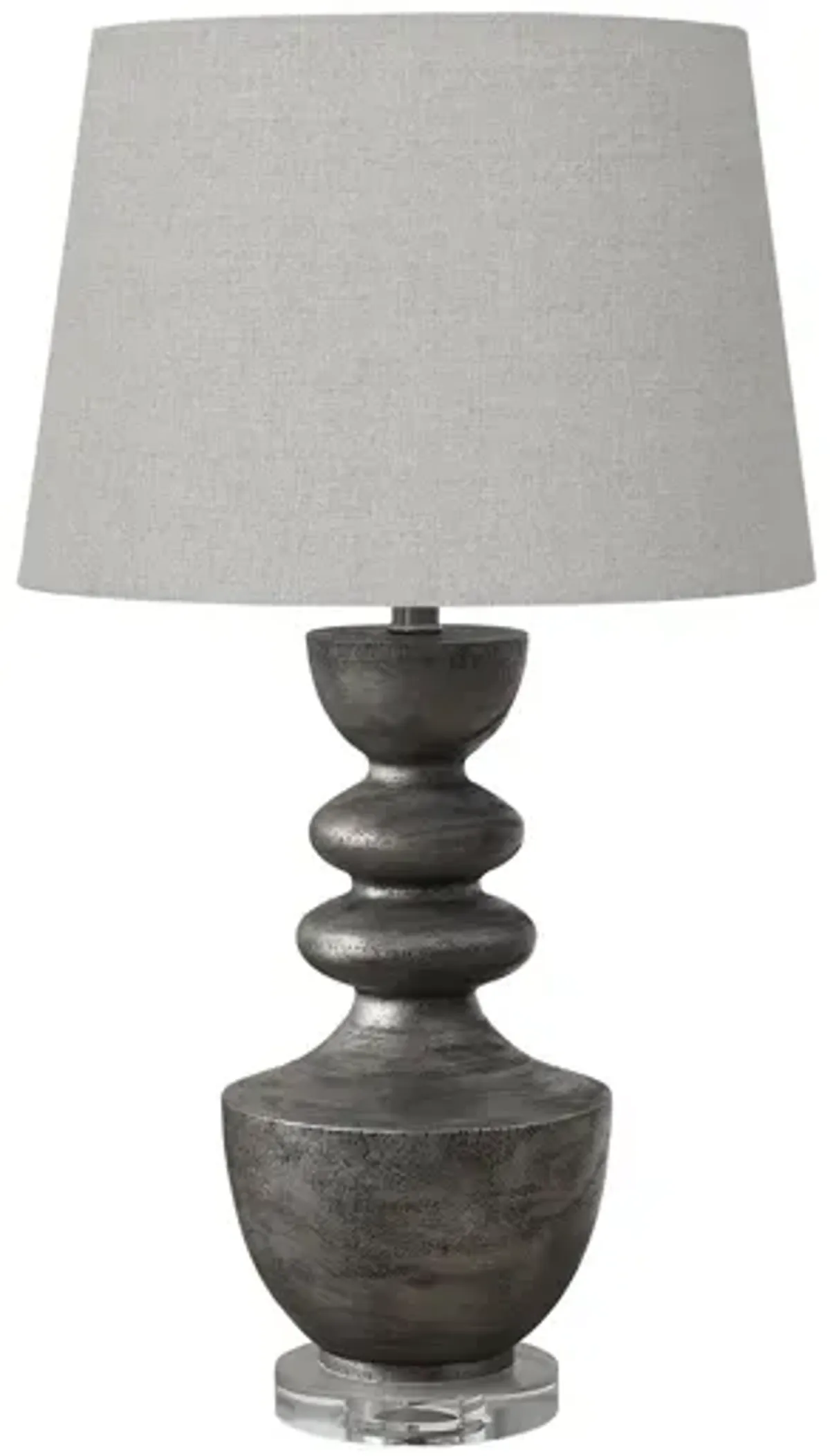 Monarch Specialties I 9922 - 28" Grey Resin Table Lamp
