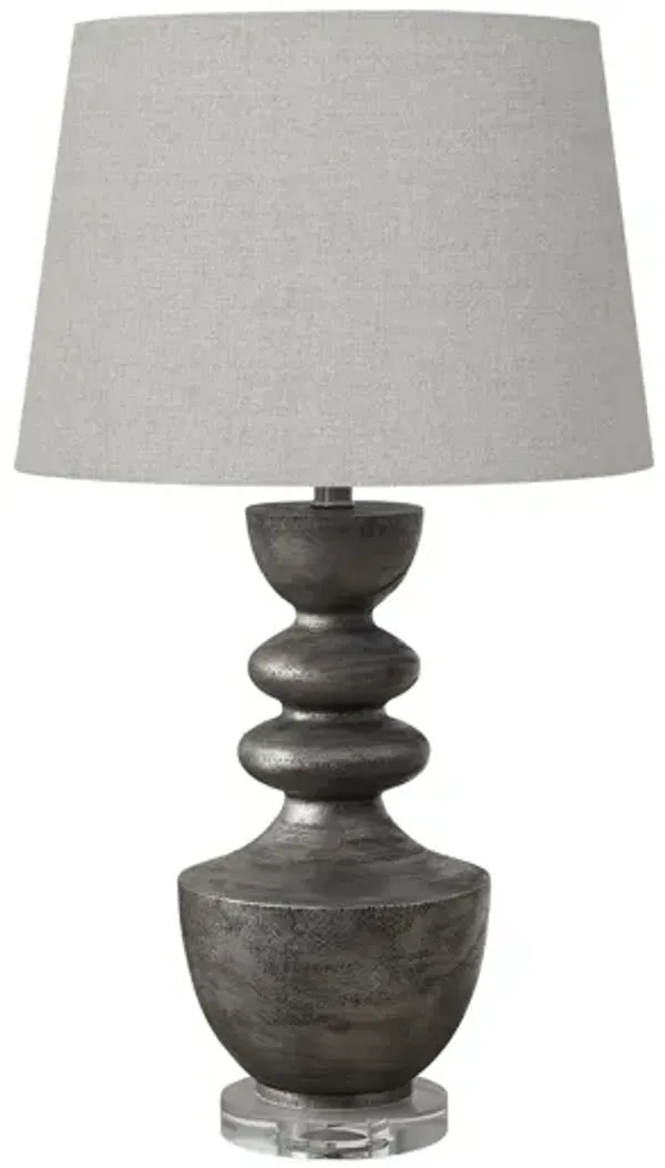 Monarch Specialties I 9922 - 28" Grey Resin Table Lamp