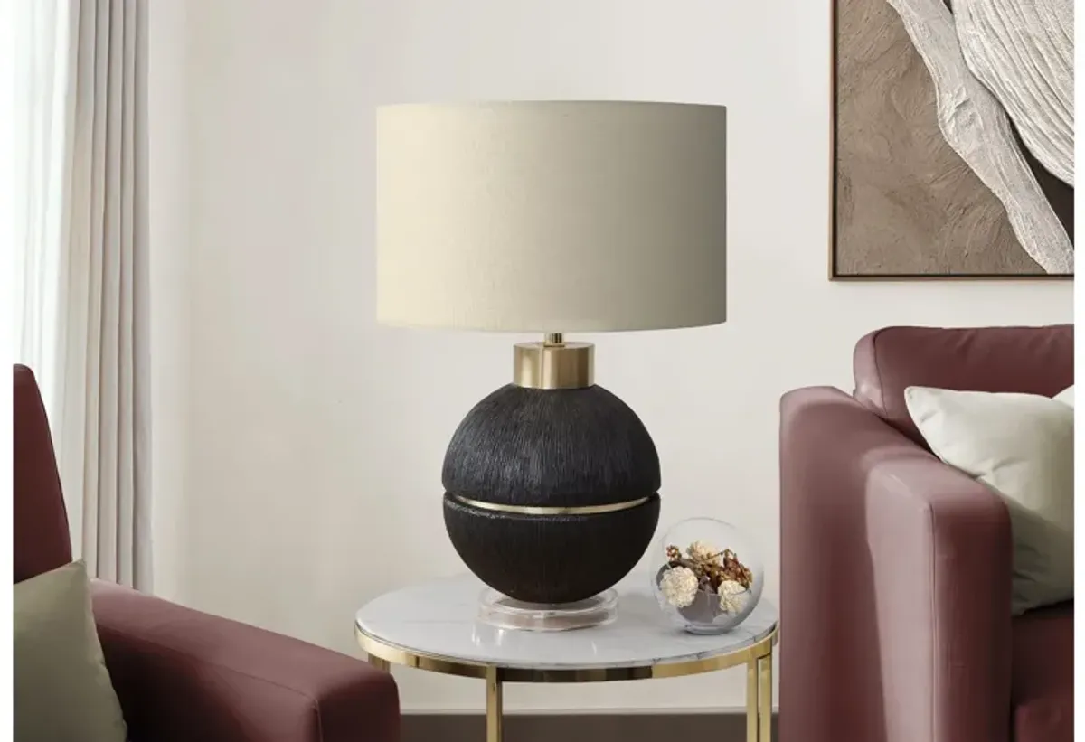Monarch Specialties I 9926 -26" Black and Gold Table Lamp