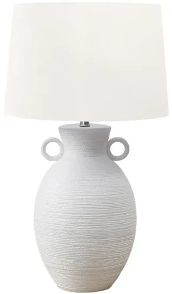 Monarch Specialties I 9943 - 30" White Table Lamp